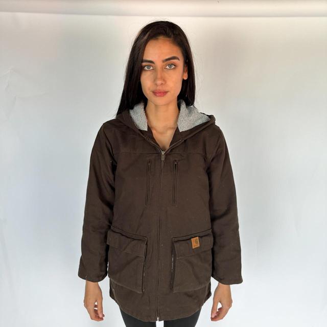 Carhartt Women's Coat - Brown - UK 8 on Productcaster.