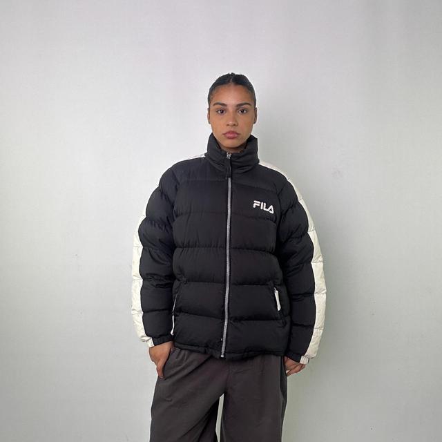 Fila Men's Puffer - Black - S on Productcaster.