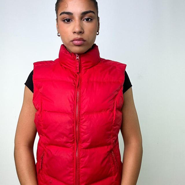 Napapijri Women's Gilet - Red - L on Productcaster.