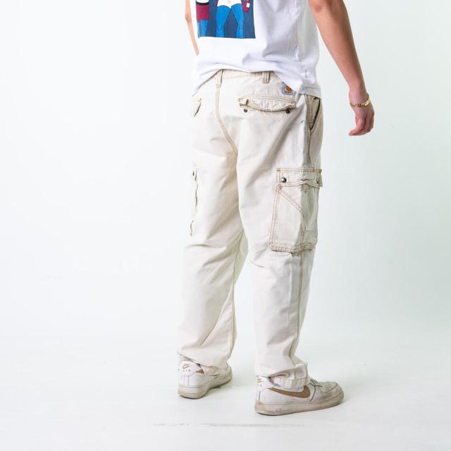 Carhartt Men's Trousers - Cream - 38" on Productcaster.