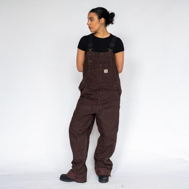 Carhartt Women's Dungarees - Brown - M on Productcaster.