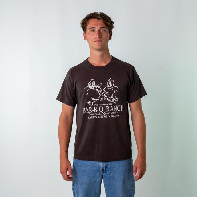 Screen Stars Men's T-shirt - Black - L on Productcaster.