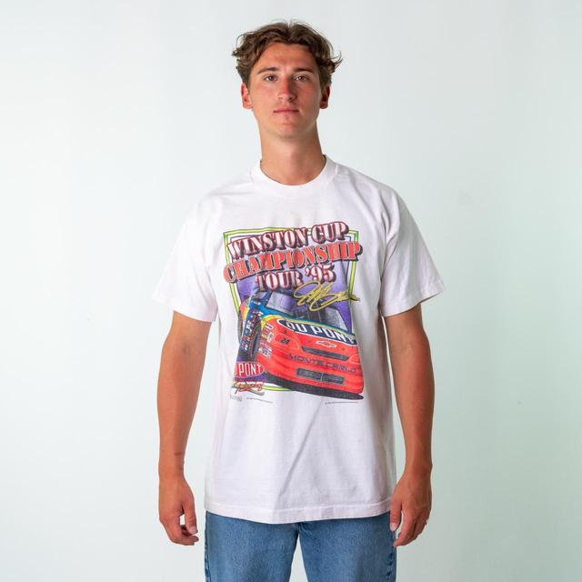 NASCAR Men's T-shirt - White - XL on Productcaster.