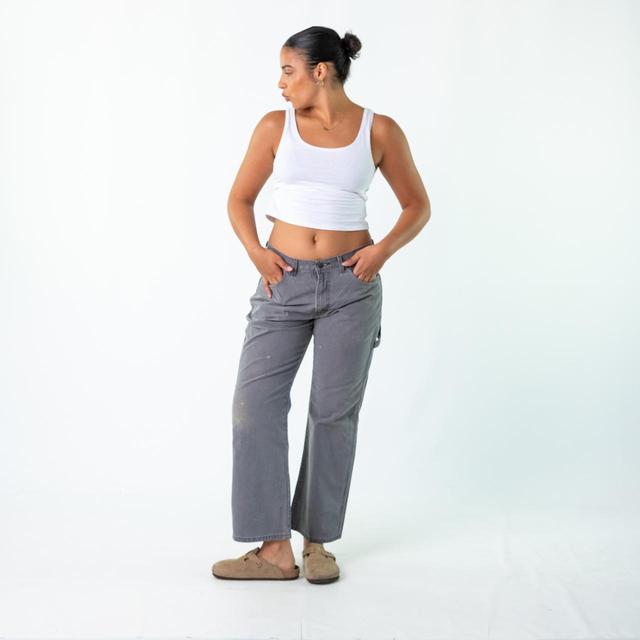 Dickies Women's Jeans - Grey - 32" on Productcaster.