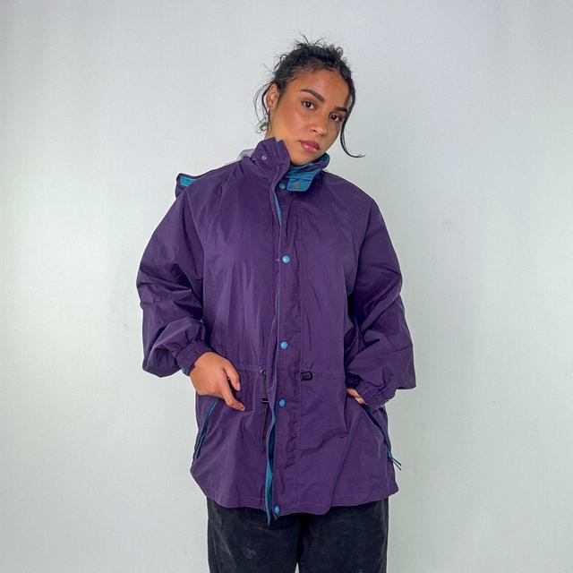 Vintage Women's Jacket - Purple - L on Productcaster.