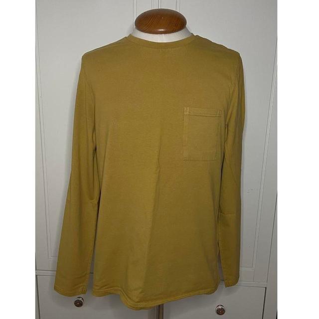 Folk Men's T-shirt - Yellow/Tan - XL on Productcaster.