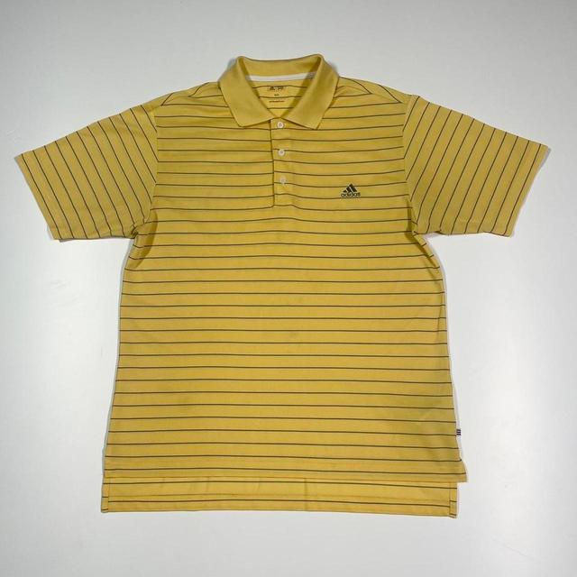 Adidas Men's Polo shirt - Yellow - M on Productcaster.