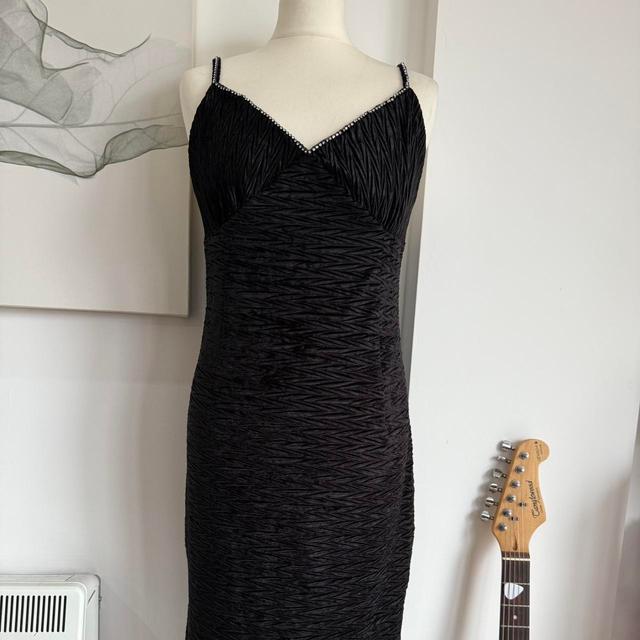 Vintage Women's Party Dress - Black - 10 on Productcaster.