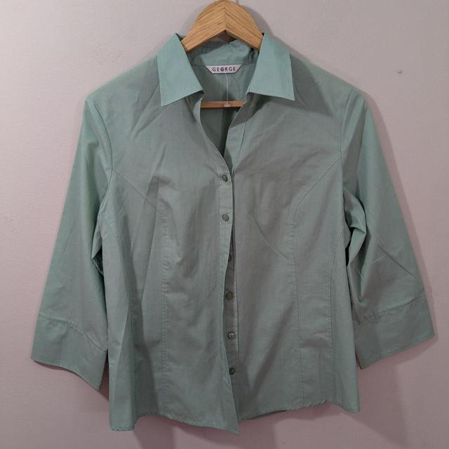 George Women's Shirt - Green/Blue - 16 on Productcaster.