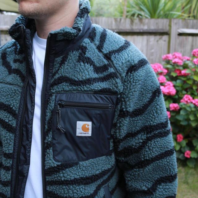 Carhartt Men's Jacket - Green/Black - M on Productcaster.