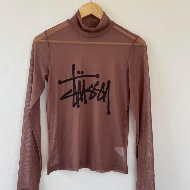 Stüssy Women's T-shirt - Brown - S on Productcaster.