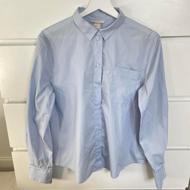 H&M Women's Shirt - Blue - 8 on Productcaster.