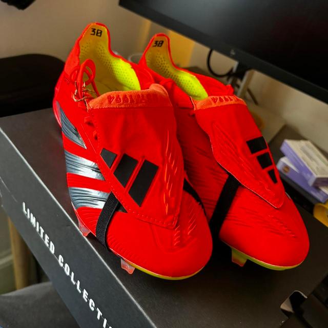 Adidas Men's Boots - Red - UK 11.5 on Productcaster.