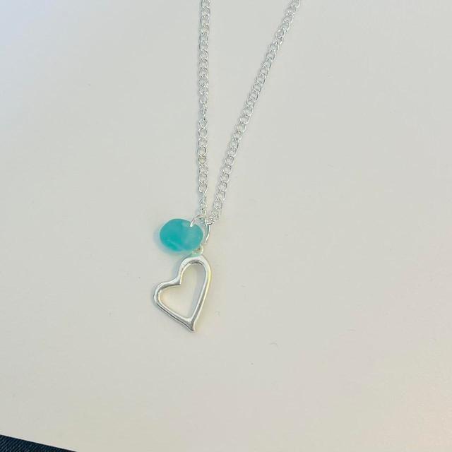 Women's Necklace - Silver on Productcaster.