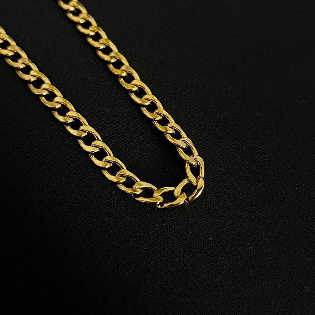 Men's Necklace - Gold on Productcaster.