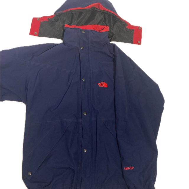 The North Face Men's Windbreaker Jacket - Navy - XL on Productcaster.