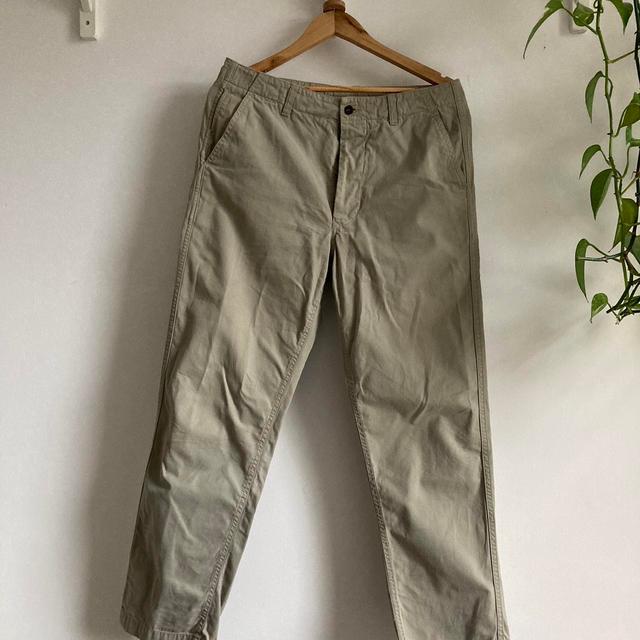 Toast Men's Chino Trousers - Khaki/Cream - 32" on Productcaster.