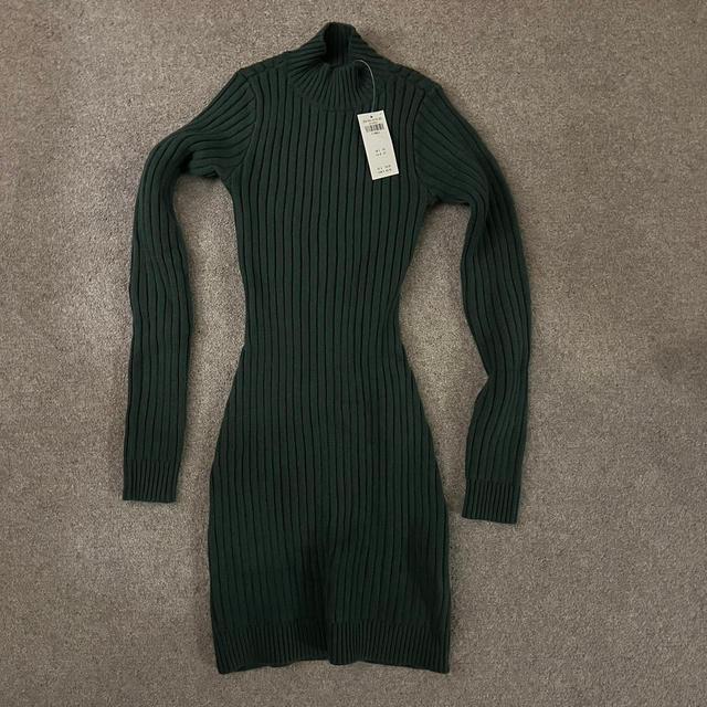 Hollister Co. Women's Dress - Green - XS on Productcaster.