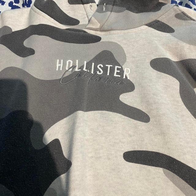 Hollister Co. Men's Hoodie - Grey - S on Productcaster.