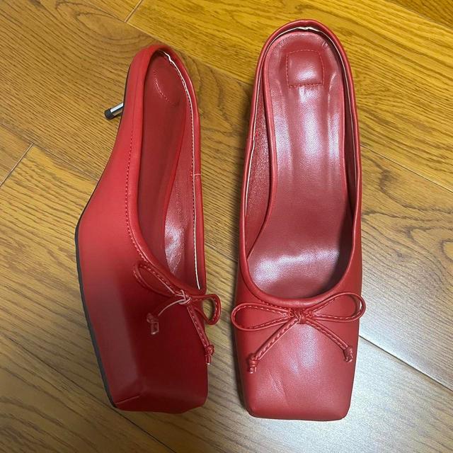 Women's Ballet shoes - Red - UK 8 on Productcaster.