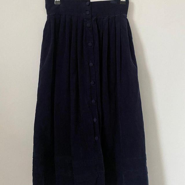 Laura Ashley Women's Skirt - Blue - UK 10 on Productcaster.