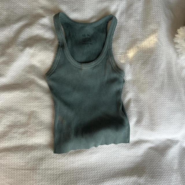 Urban Outfitters Women's Vest - Green - S on Productcaster.