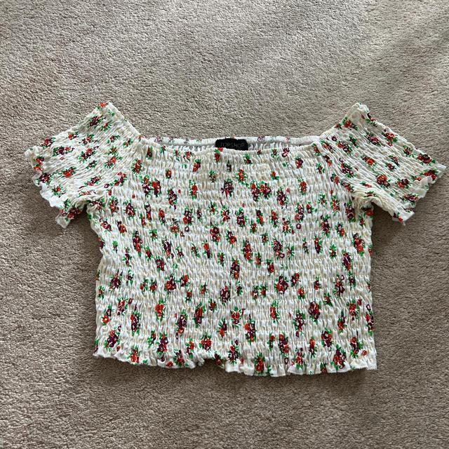 Topshop Women's Crop top - Multi - 12 on Productcaster.