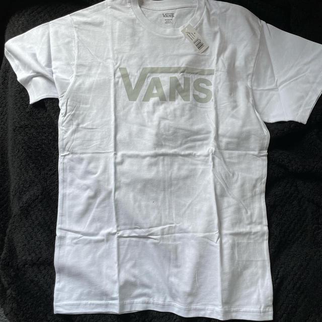 Vans Men's T-shirt - White/Grey - M on Productcaster.