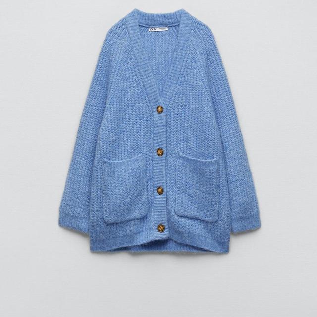 Zara Women's Cardigan - Blue - M on Productcaster.