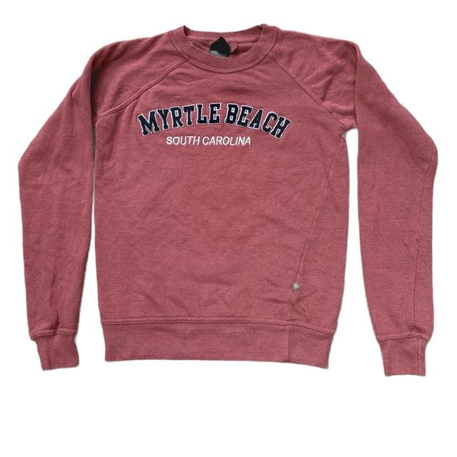 Reclaimed Vintage Men's Sweatshirt - Red/Pink - S on Productcaster.