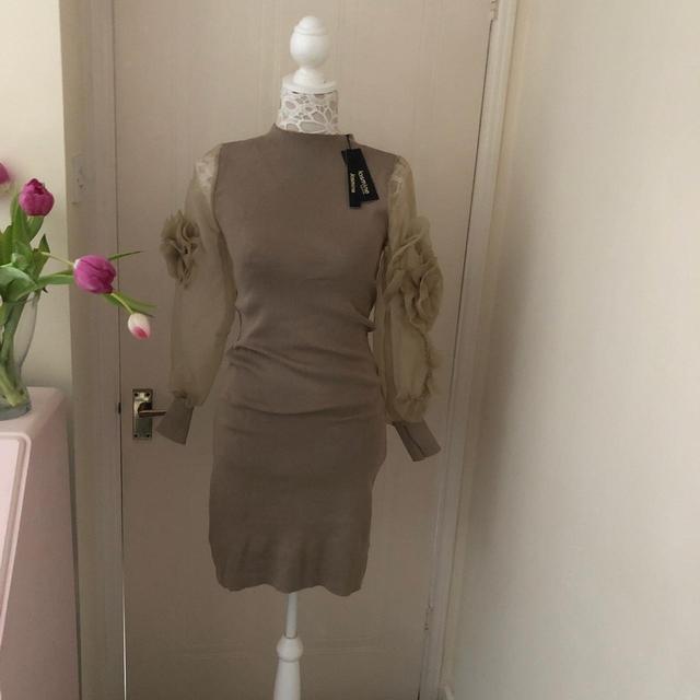 Women's Midi Dress - Tan - 8 on Productcaster.