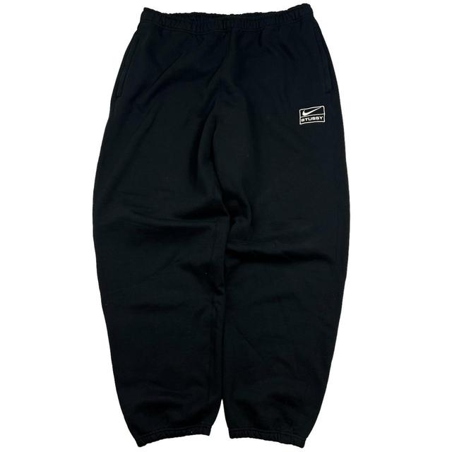 Stüssy Men's Sweatpants - Black/White - XL on Productcaster.