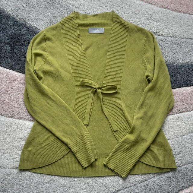 Wallis Women's Cardigan - Green/Khaki - 14 on Productcaster.