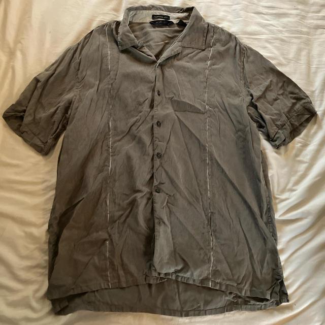 Men's Shirt - Khaki/Green - L on Productcaster.