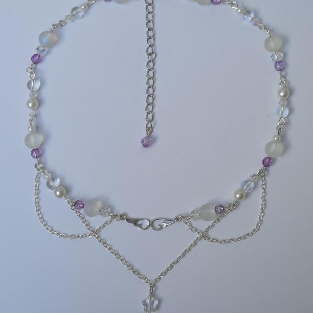 Vintage Women's Necklace - Purple on Productcaster.