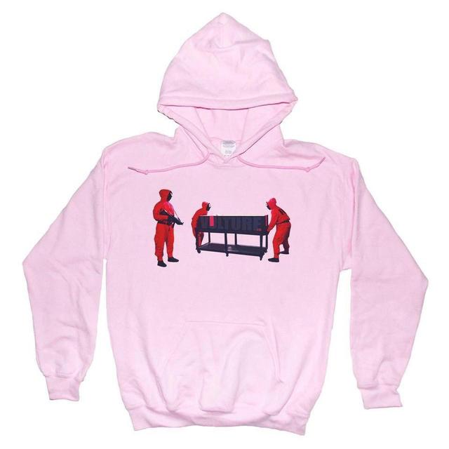 Custom Men's Hoodie - Pink - M on Productcaster.