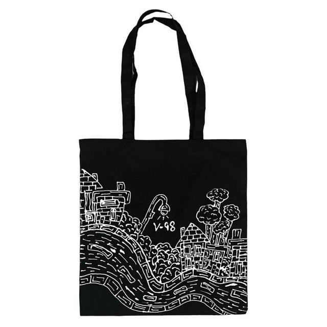 Custom Men's Tote bags - Black on Productcaster.