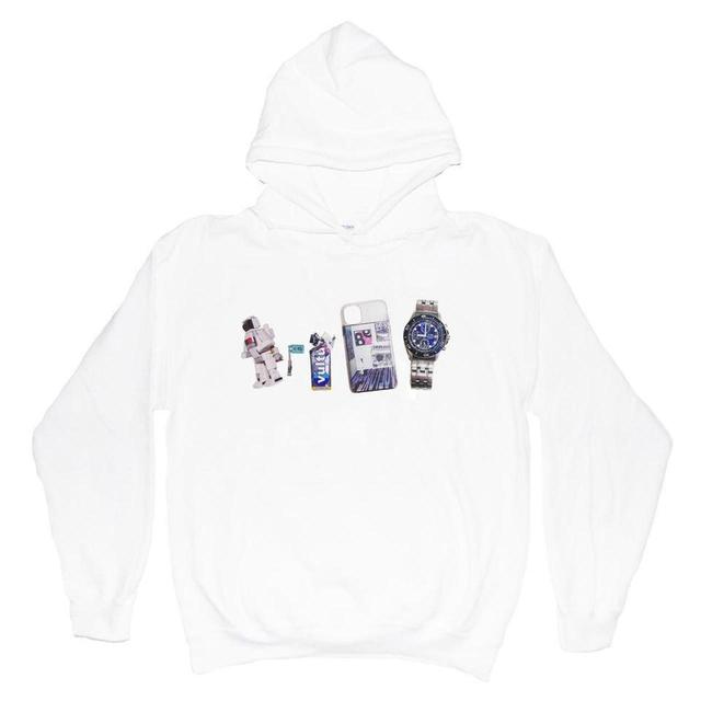 Handmade Men's Hoodie - White - L on Productcaster.