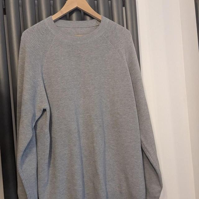 Muji Men's Jumper - Grey - M on Productcaster.