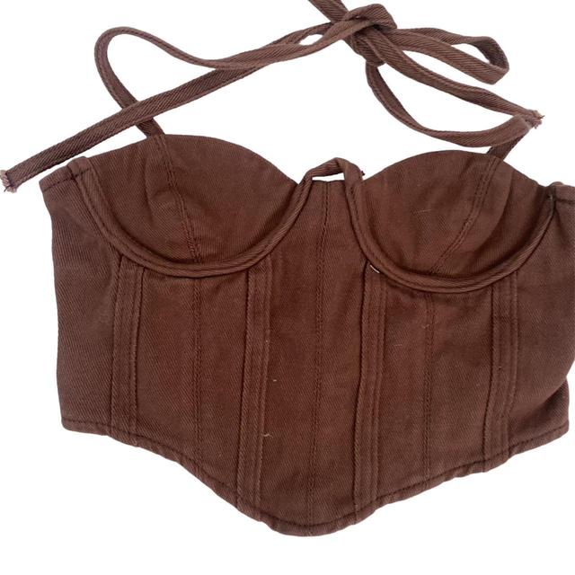 Women's Corset - Brown - 8 on Productcaster.