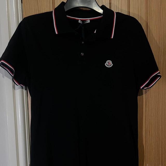 Moncler Men's Polo shirt - Black - L on Productcaster.