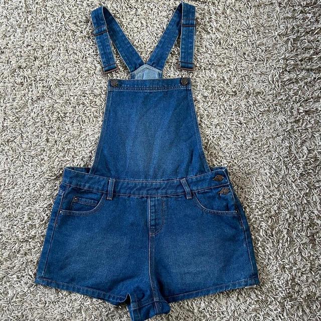 New Look Women's Dungarees - Blue - UK 12 on Productcaster.