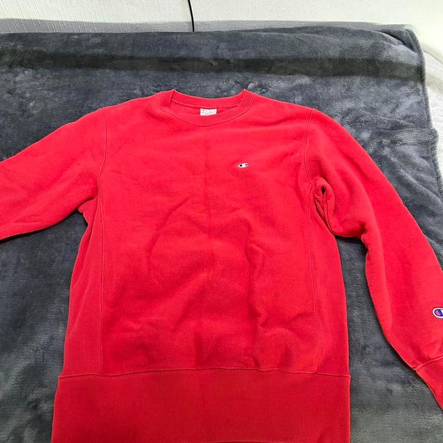 Champion Men's Sweatshirt - Red - L on Productcaster.