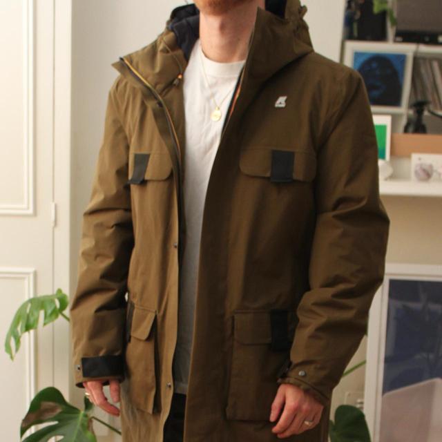 K-Way Men's Jacket - Brown/Khaki - L on Productcaster.