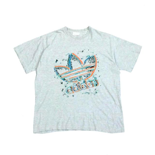 Adidas Men's T-shirt - Grey - L on Productcaster.