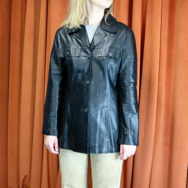 Vintage Women's Lightweight Jacket - Black - UK 8 on Productcaster.