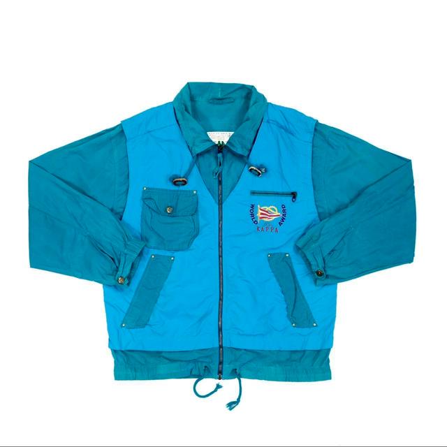 Kappa Men's Bomber Jacket - Blue - L on Productcaster.