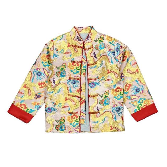 Vintage Kids' Lightweight Jacket - Gold on Productcaster.