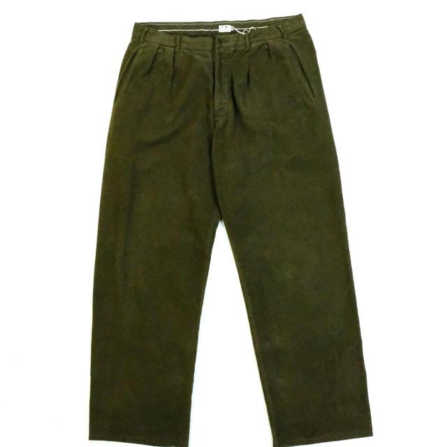 CP Company Men's Wide leg Chino Trousers - Khaki - M on Productcaster.