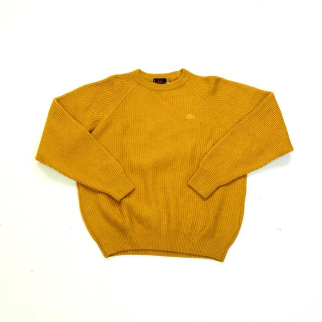 Kappa Men's Jumper - Yellow/Gold - L on Productcaster.